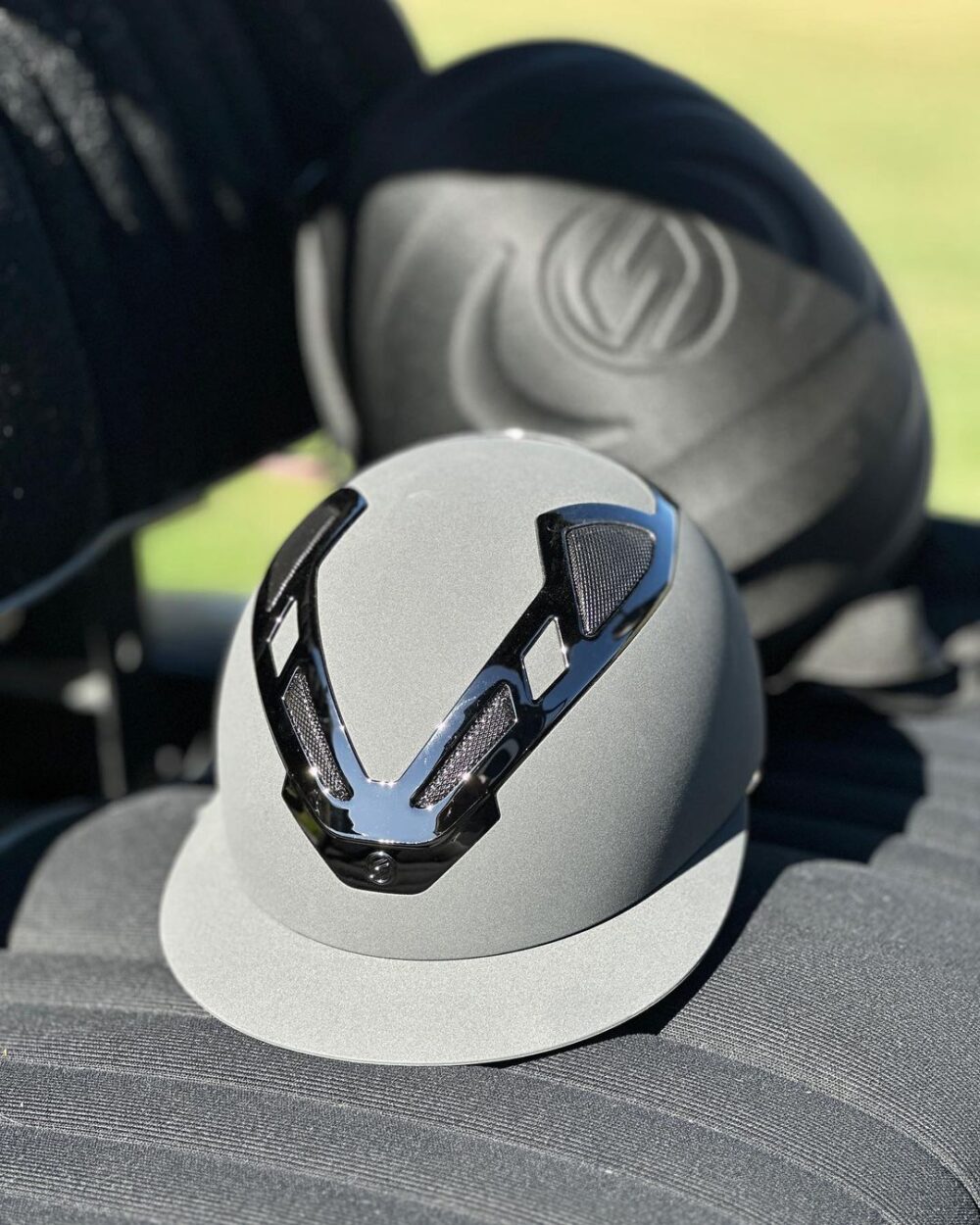 Suomy Apex Riding Helmet Chrome Anthracite Matte Finish