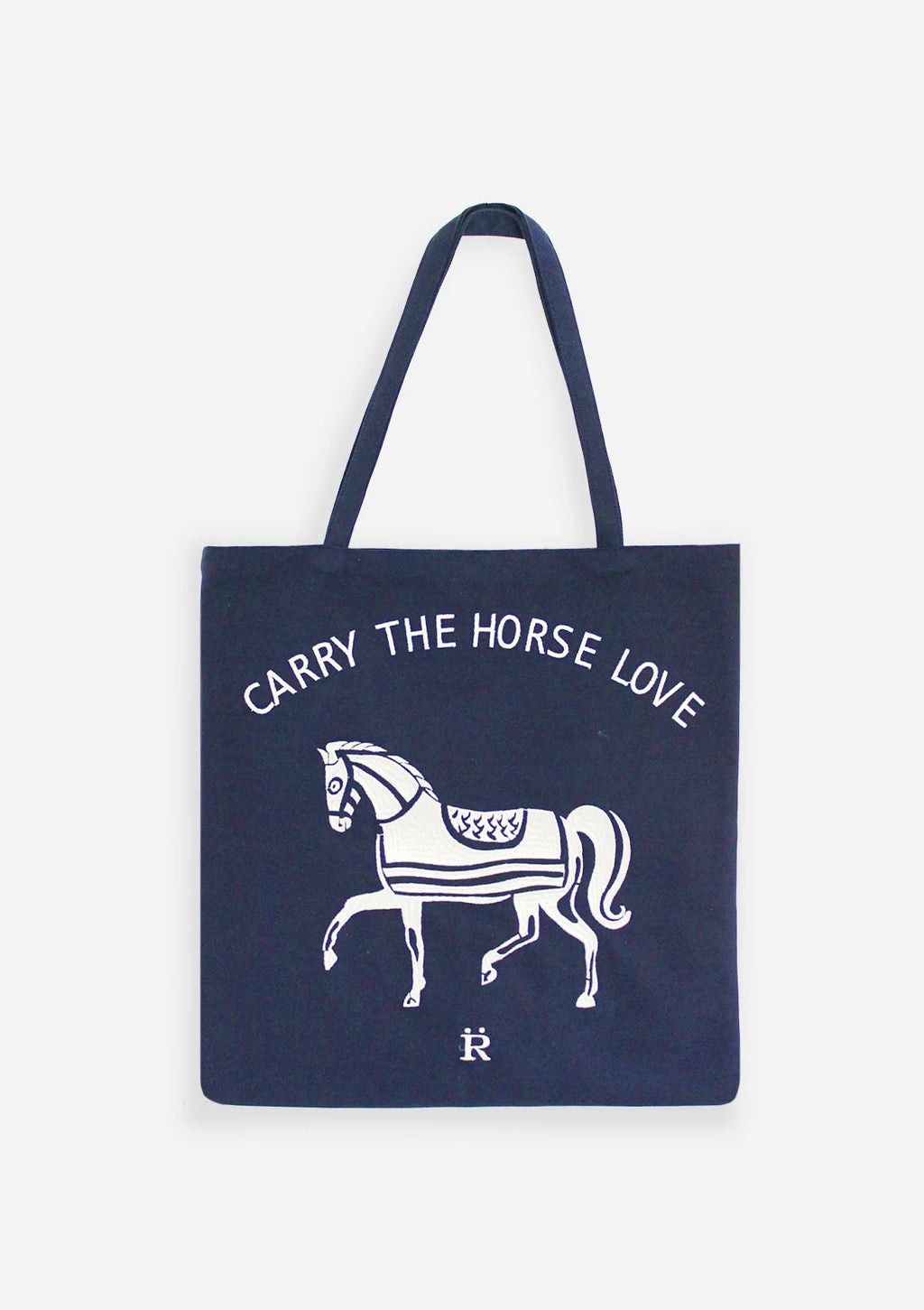 Horse Love Cotton Tote |  Carry The Love Horse