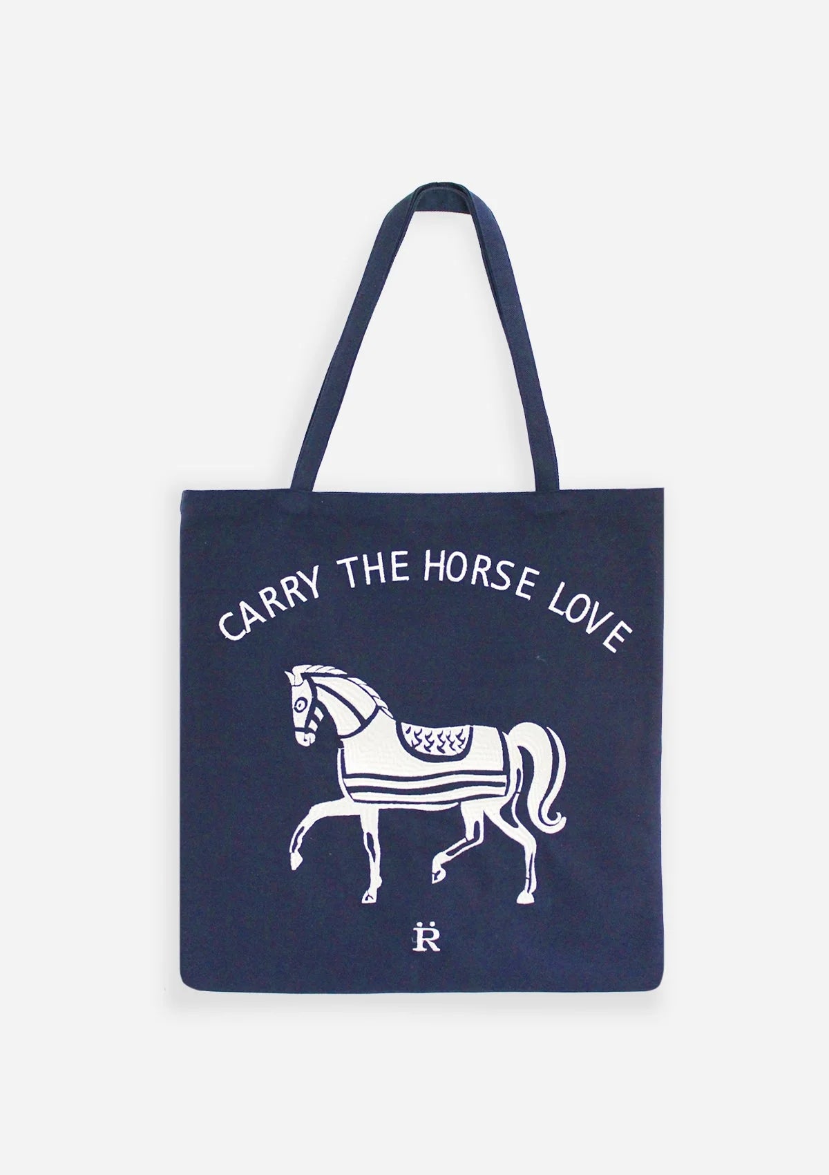 Horse Love Cotton Tote |  Carry The Love Horse