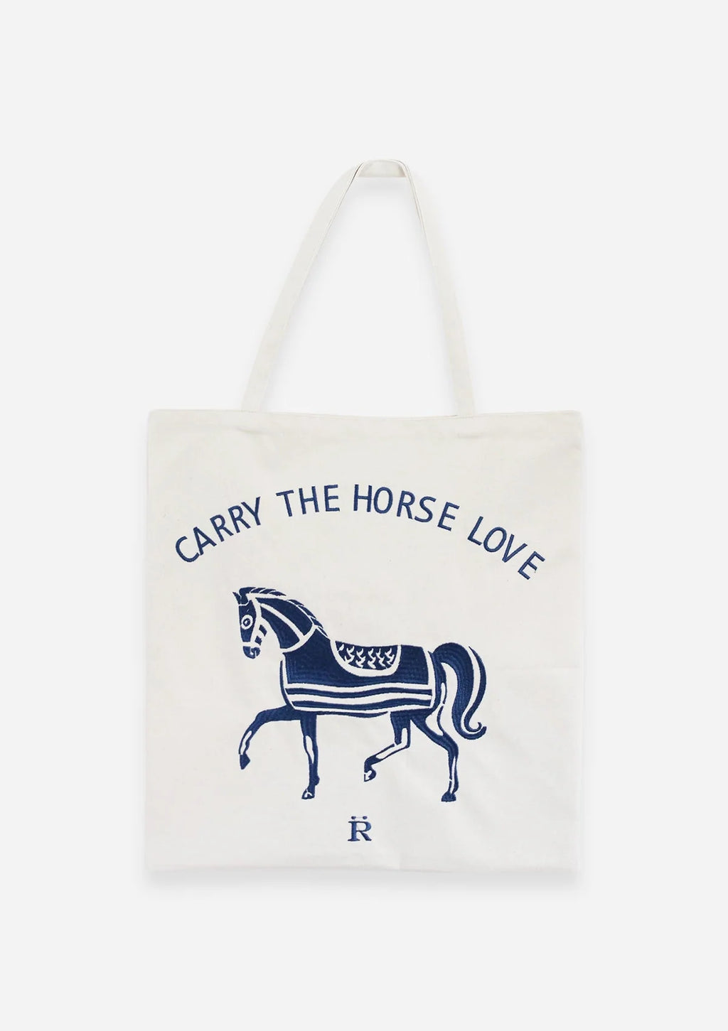 Horse Love Cotton Tote |  Carry The Love Horse