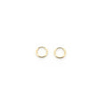 14k Yellow Gold Filled Hoop Earrings 10 Mm