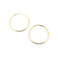 14k Yellow Gold Filled Hoop Earrings 30 Mm
