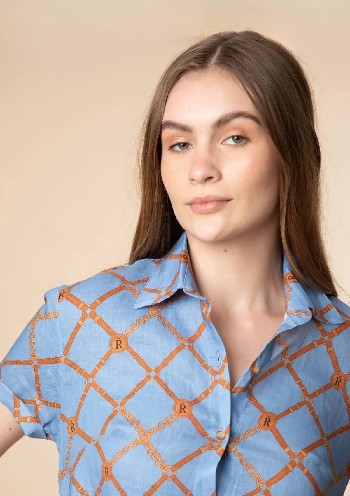 Leonor Linen Dress | Beltina Print