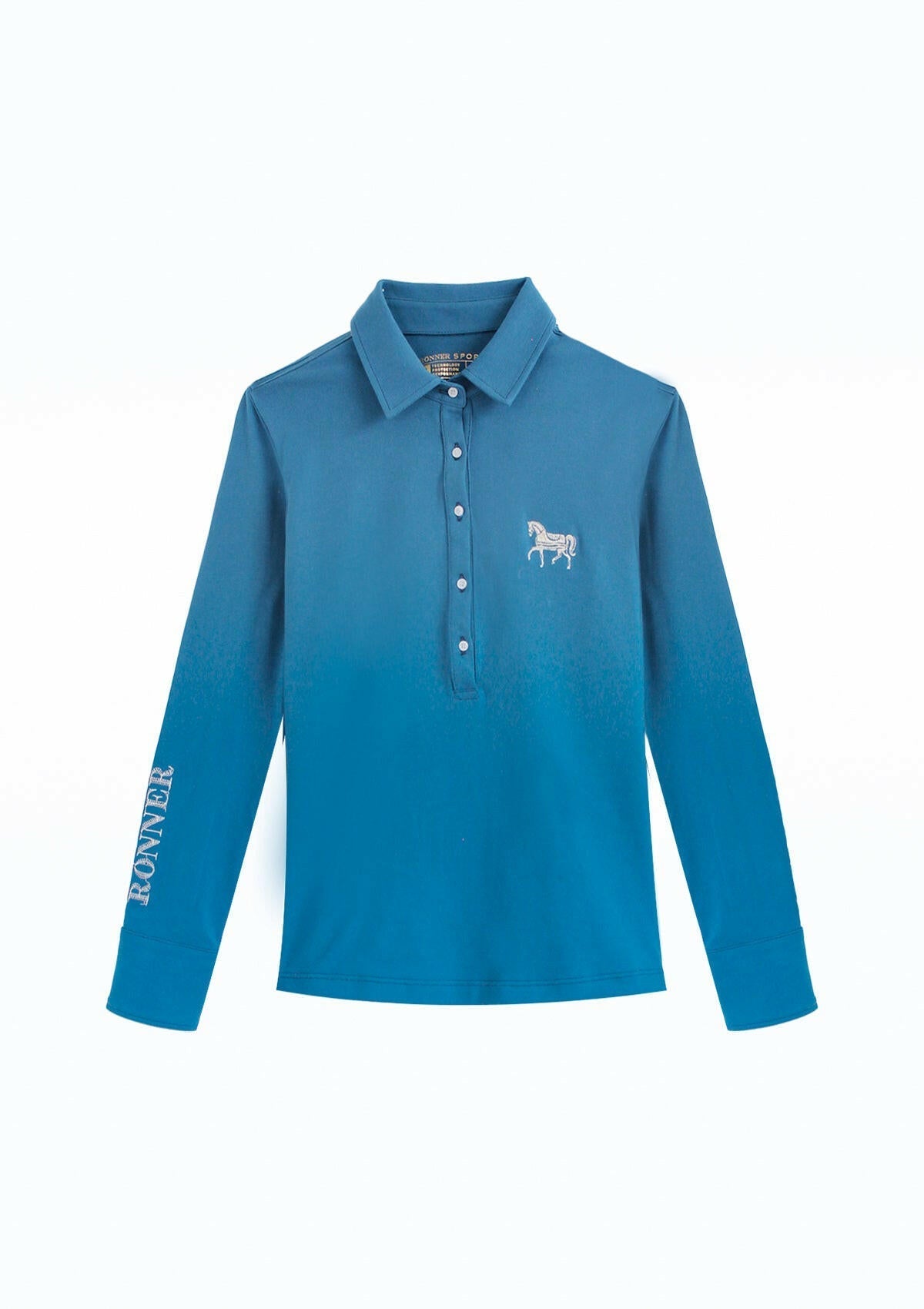 Lucia Cotton Polo-Shirt | Long Sleeve