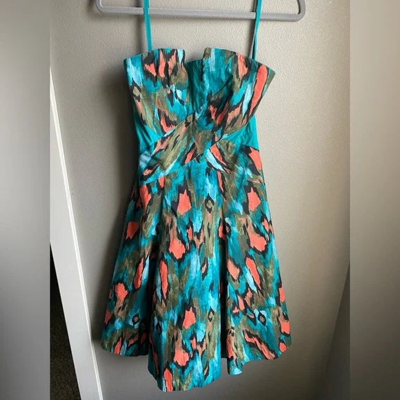 Painted Prairie Strapless Dress