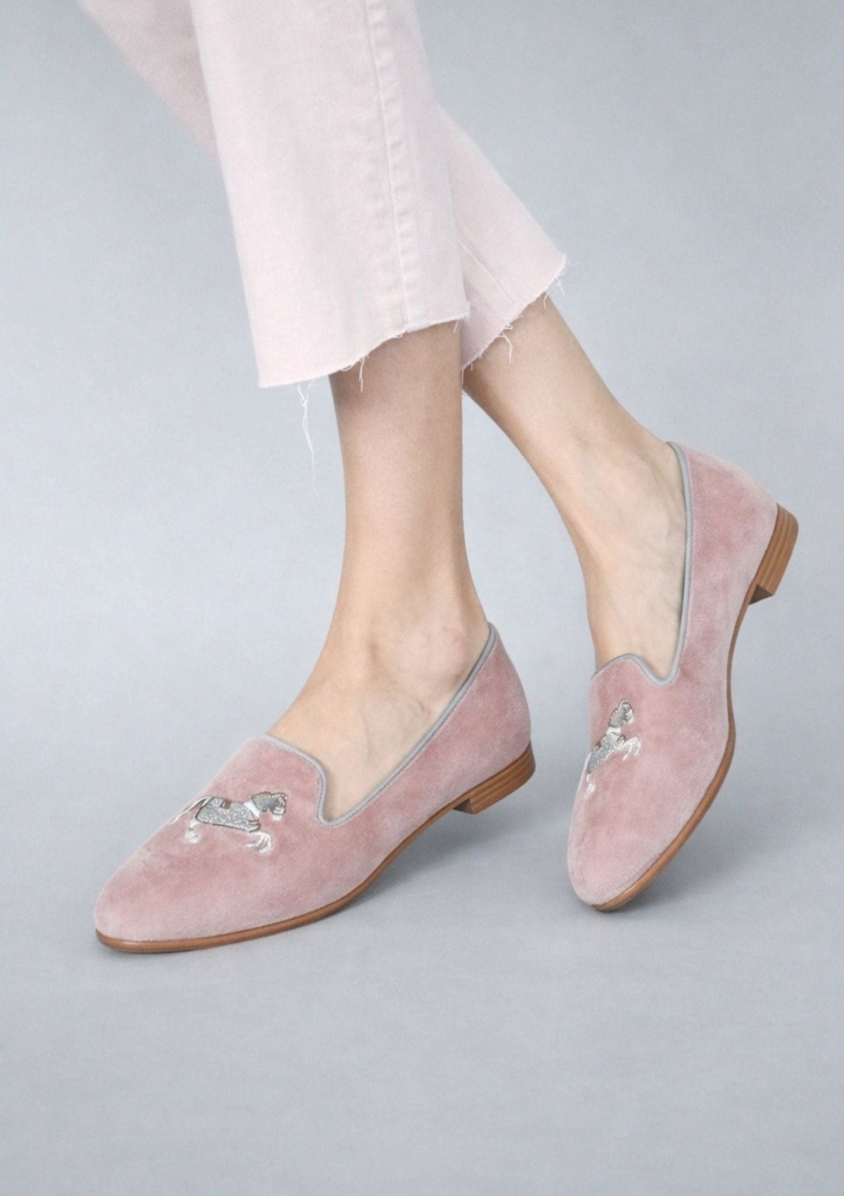 Mimosa Velvet Loafers | Carousel