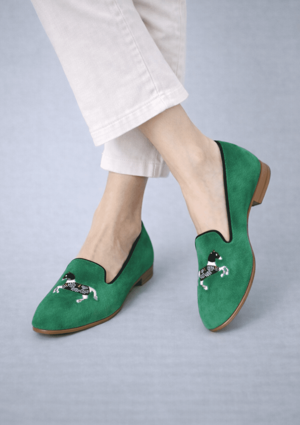Mimosa Velvet Loafers | Carousel