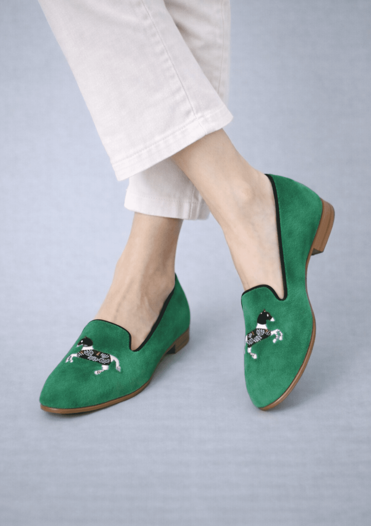 Mimosa Velvet Loafers | Carousel
