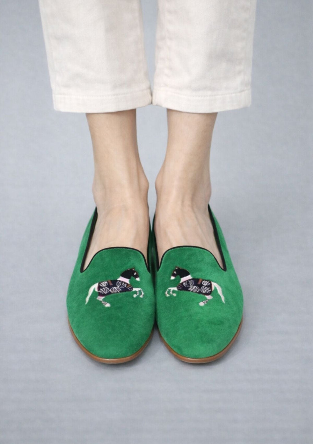 Mimosa Velvet Loafers | Carousel