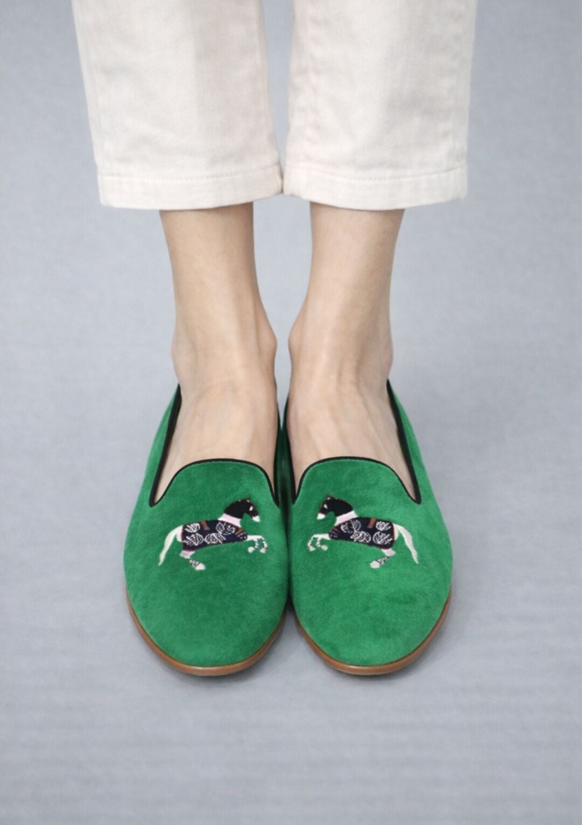 Mimosa Velvet Loafers | Carousel