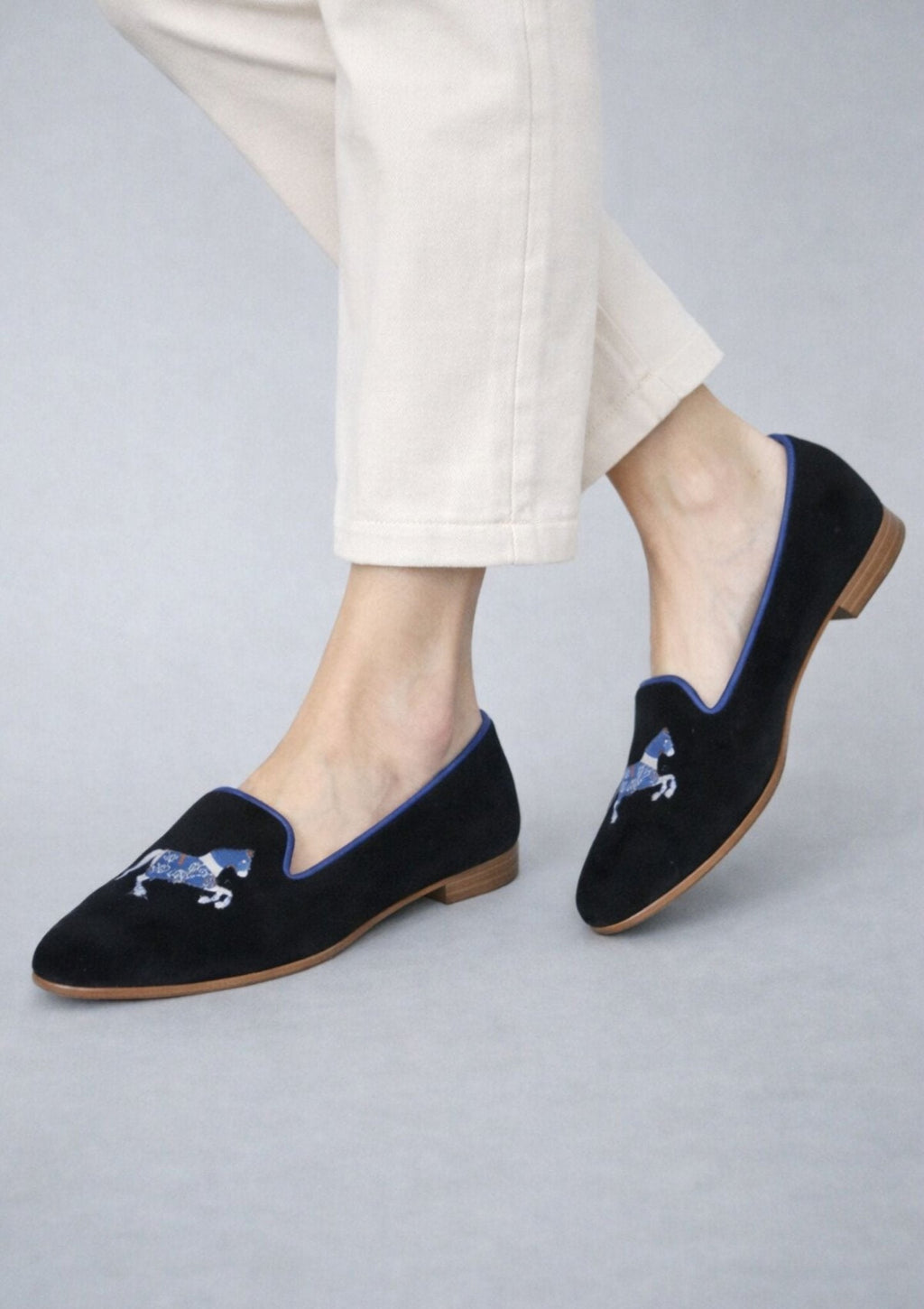 Mimosa Velvet Loafers | Carousel