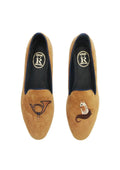 Mimosa Velvet Loafers | Fox | Camel