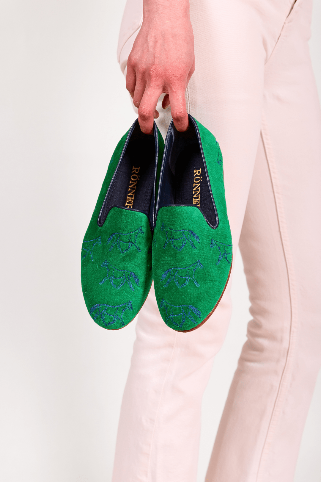 Mimosa Velvet Loafers | Horses