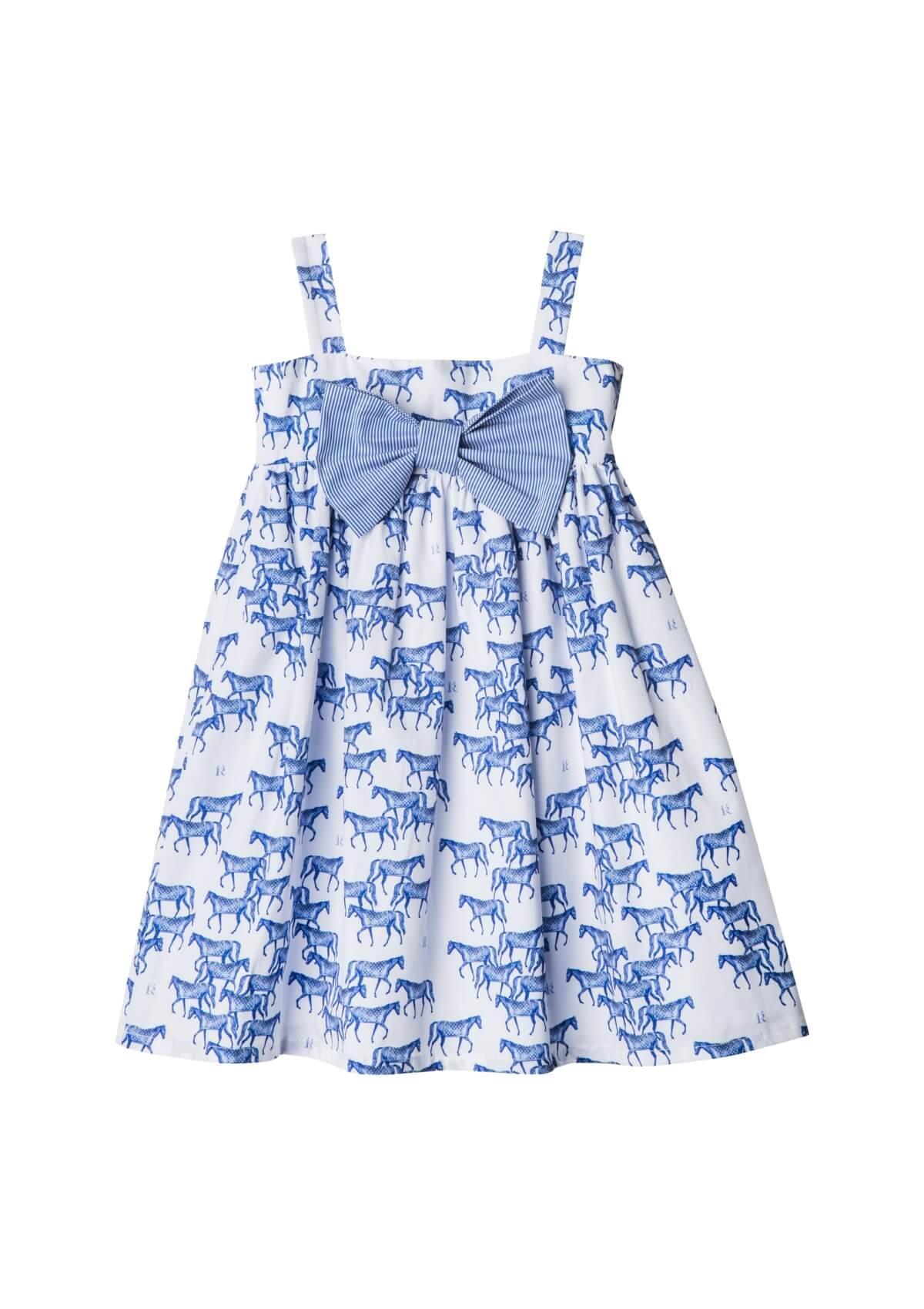 Miranda Dress | Mini Horse Print