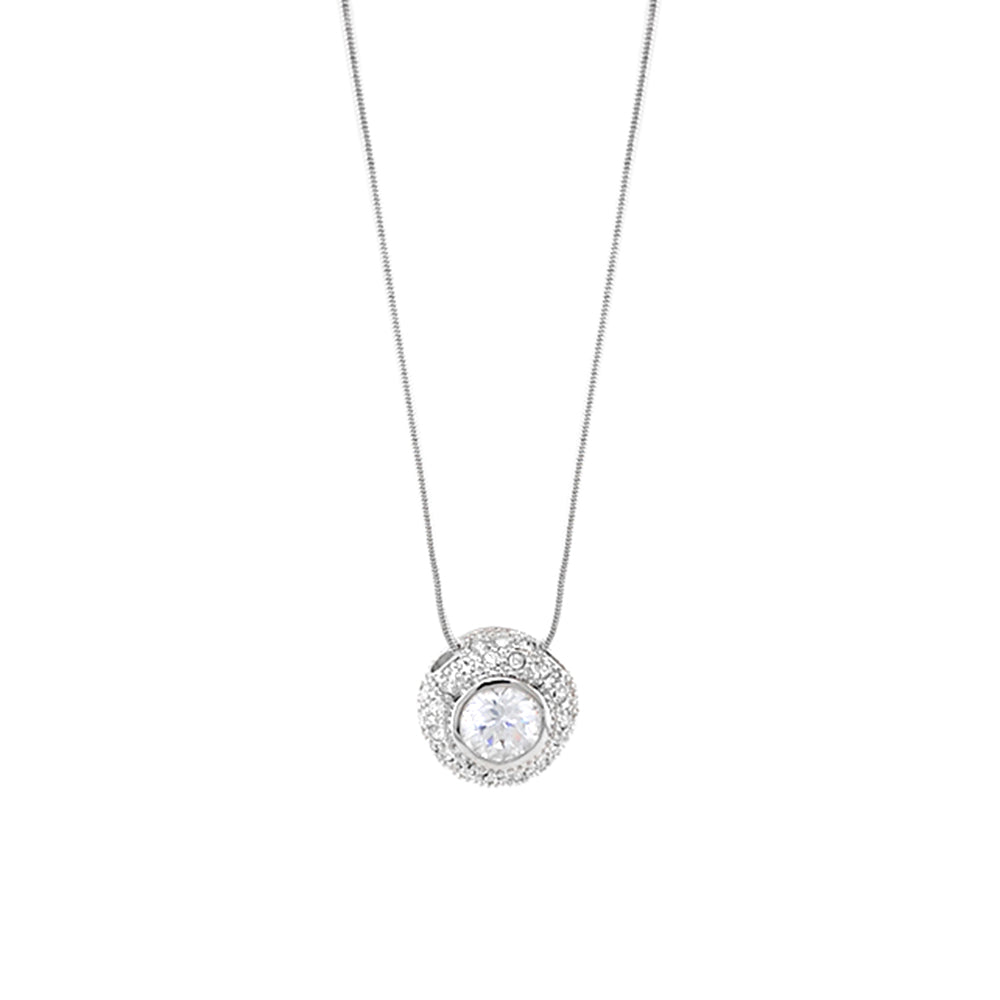 Pave Donut Necklace