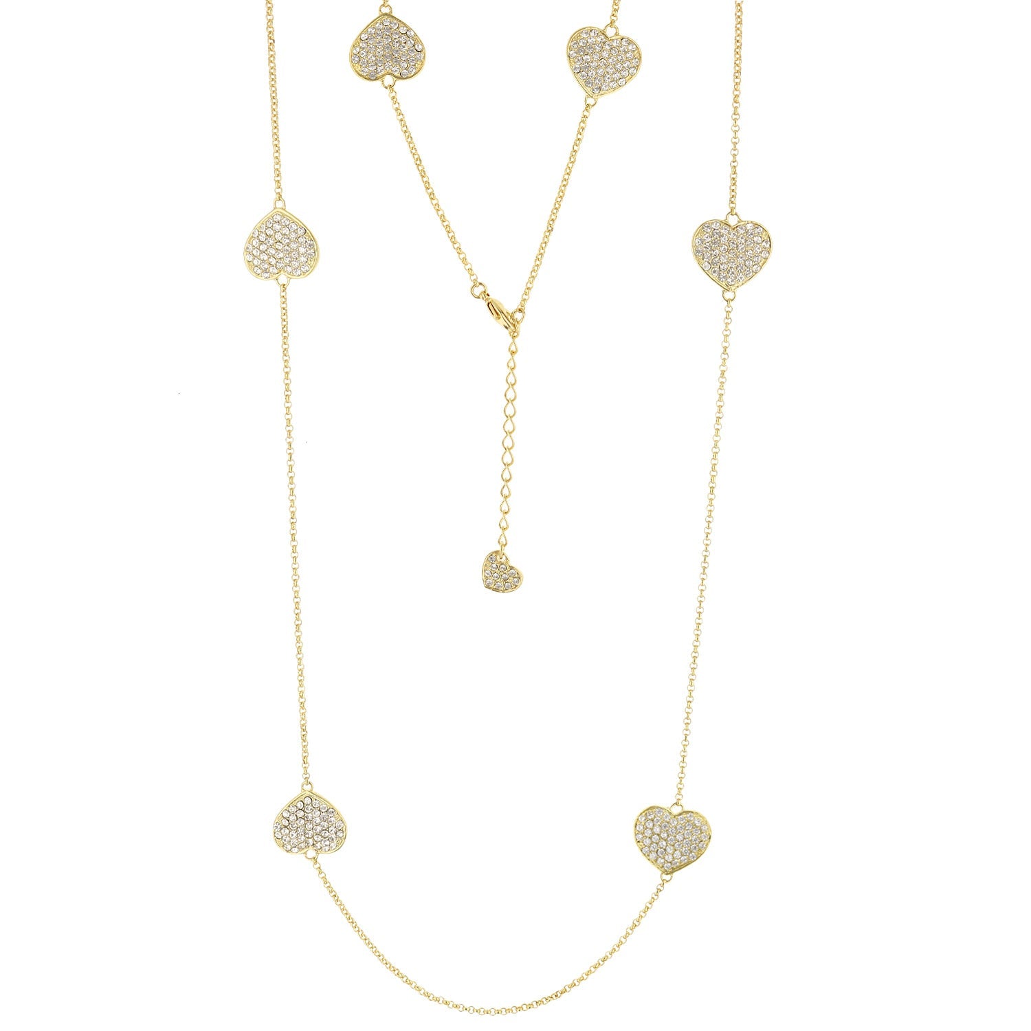 Pave Love Necklace