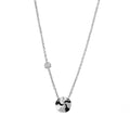 Earth Wind and Pave Necklace