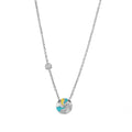 Earth Wind and Pave Necklace