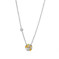 Earth Wind and Pave Necklace