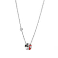 Earth Wind and Pave Necklace