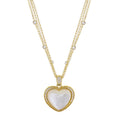 Pave Love Necklace