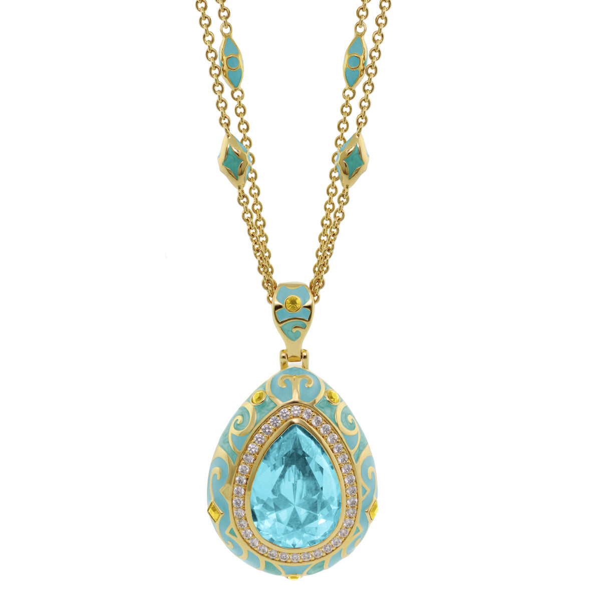 Elegant Drops Pendant Necklace