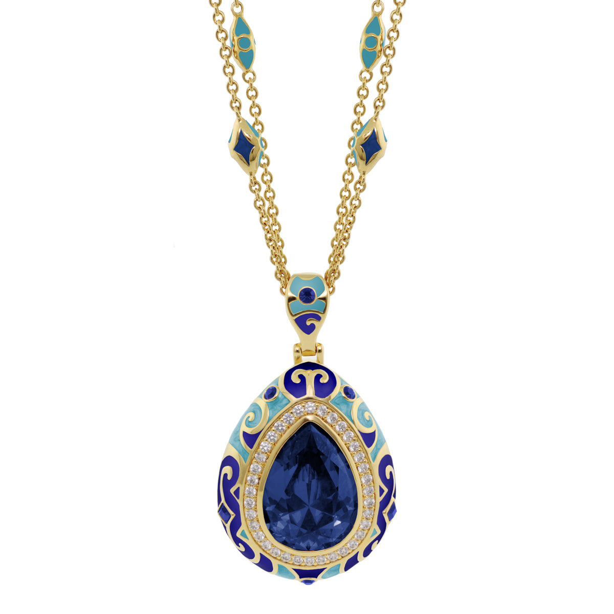 Elegant Drops Pendant Necklace