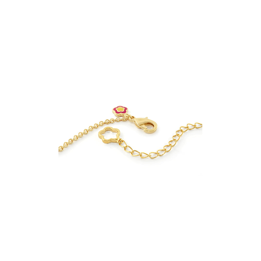 Prince Charming Long Green Enamel Necklace