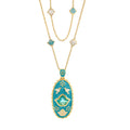 Peace and Dove Pendant Necklace