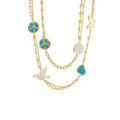 Peace and Dove Necklace