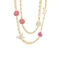 Peace and Dove Necklace
