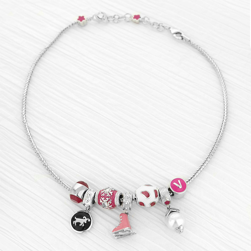 Gabriella Beads Necklace for Charms