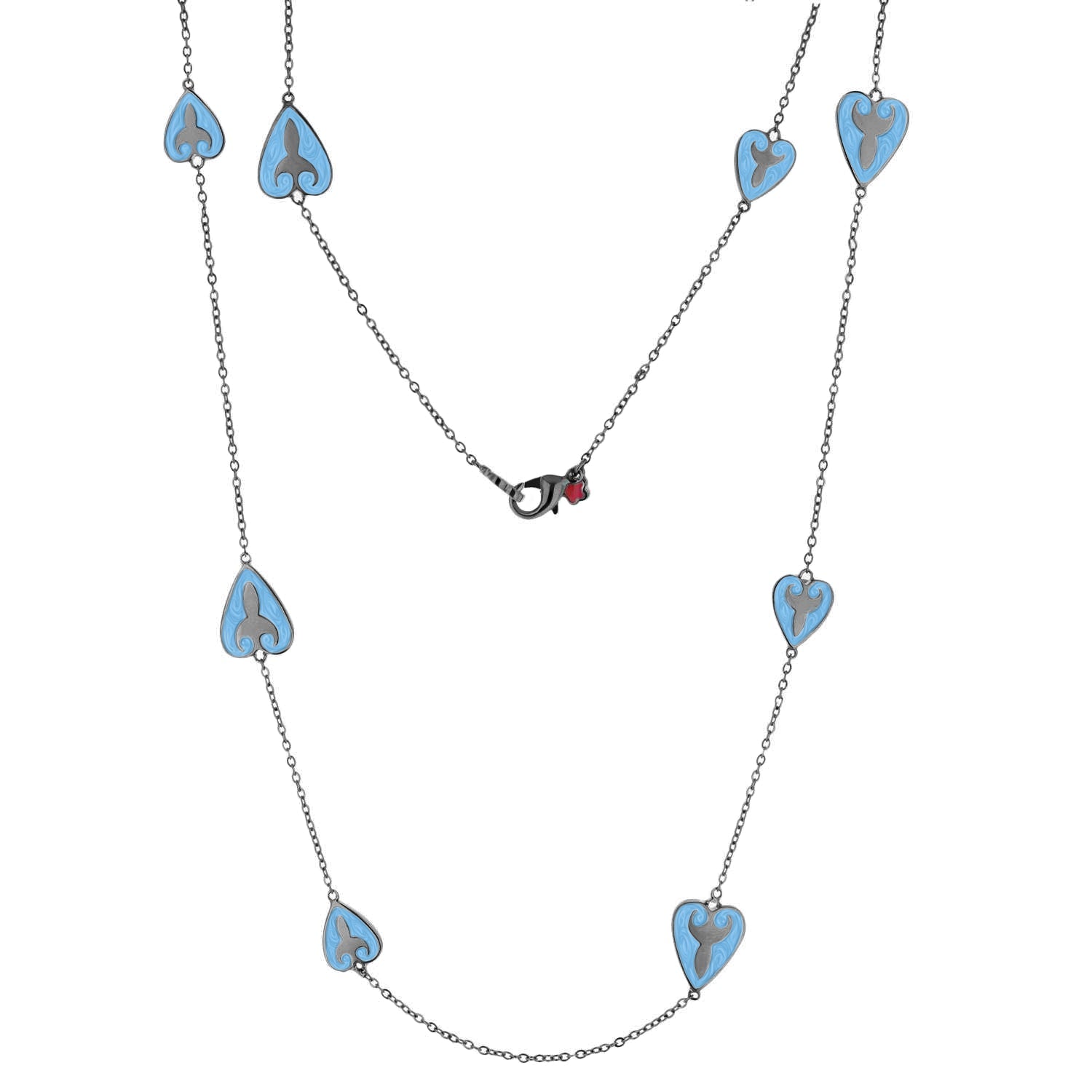 Bows and Hearts Necklace