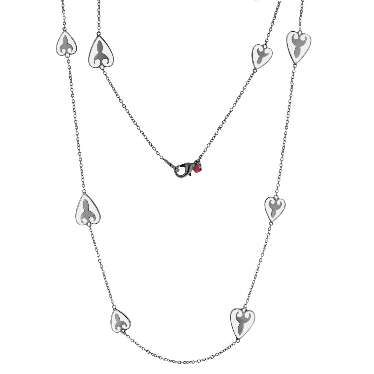 Bows And Hearts Necklace