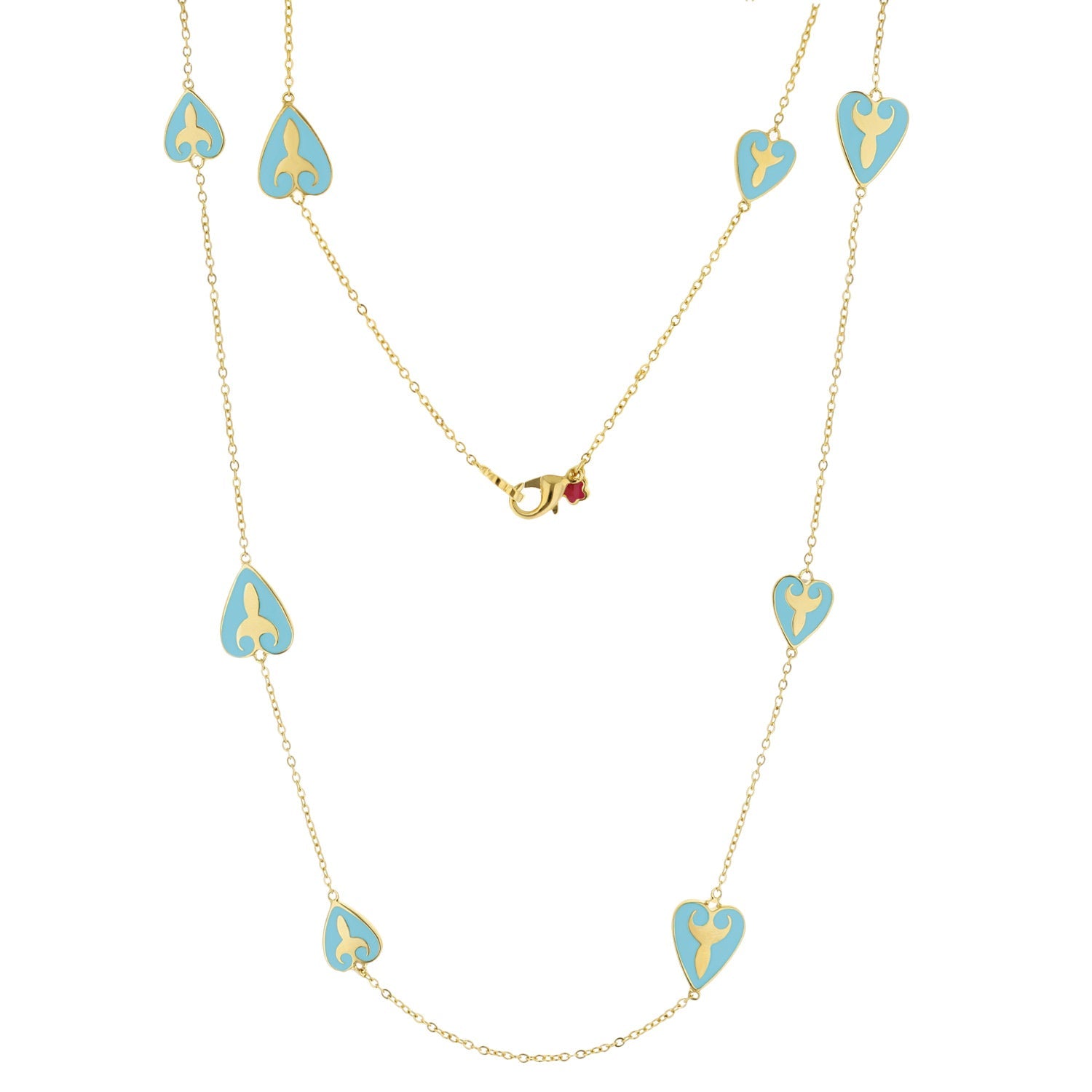 Bows and Hearts Necklace