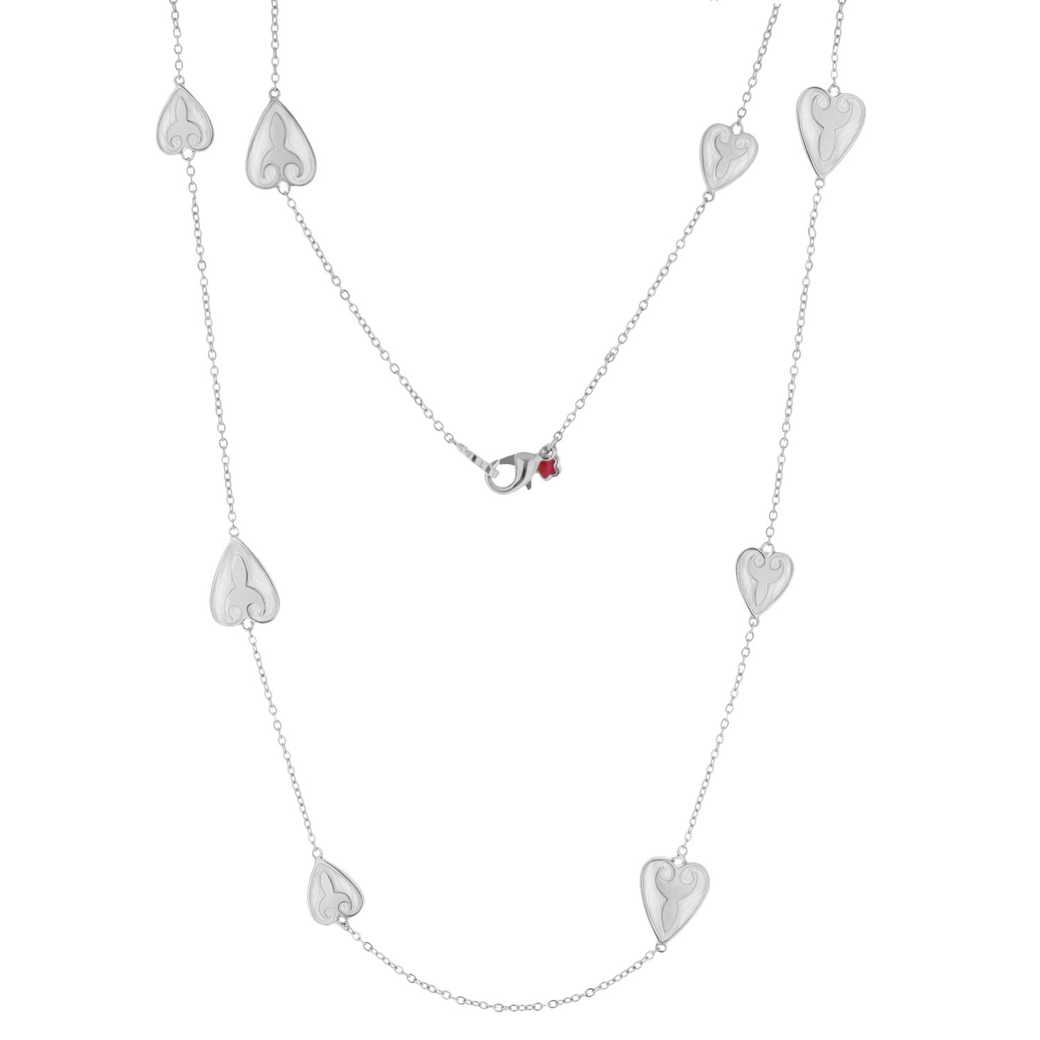 Bows and Hearts Necklace
