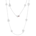 Bows and Hearts Necklace