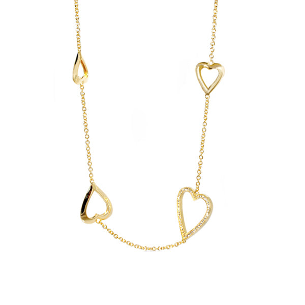 Pave Heart Necklace