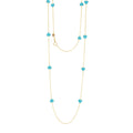 Lots Of Love Necklace 18K Gold Plated Brass Base