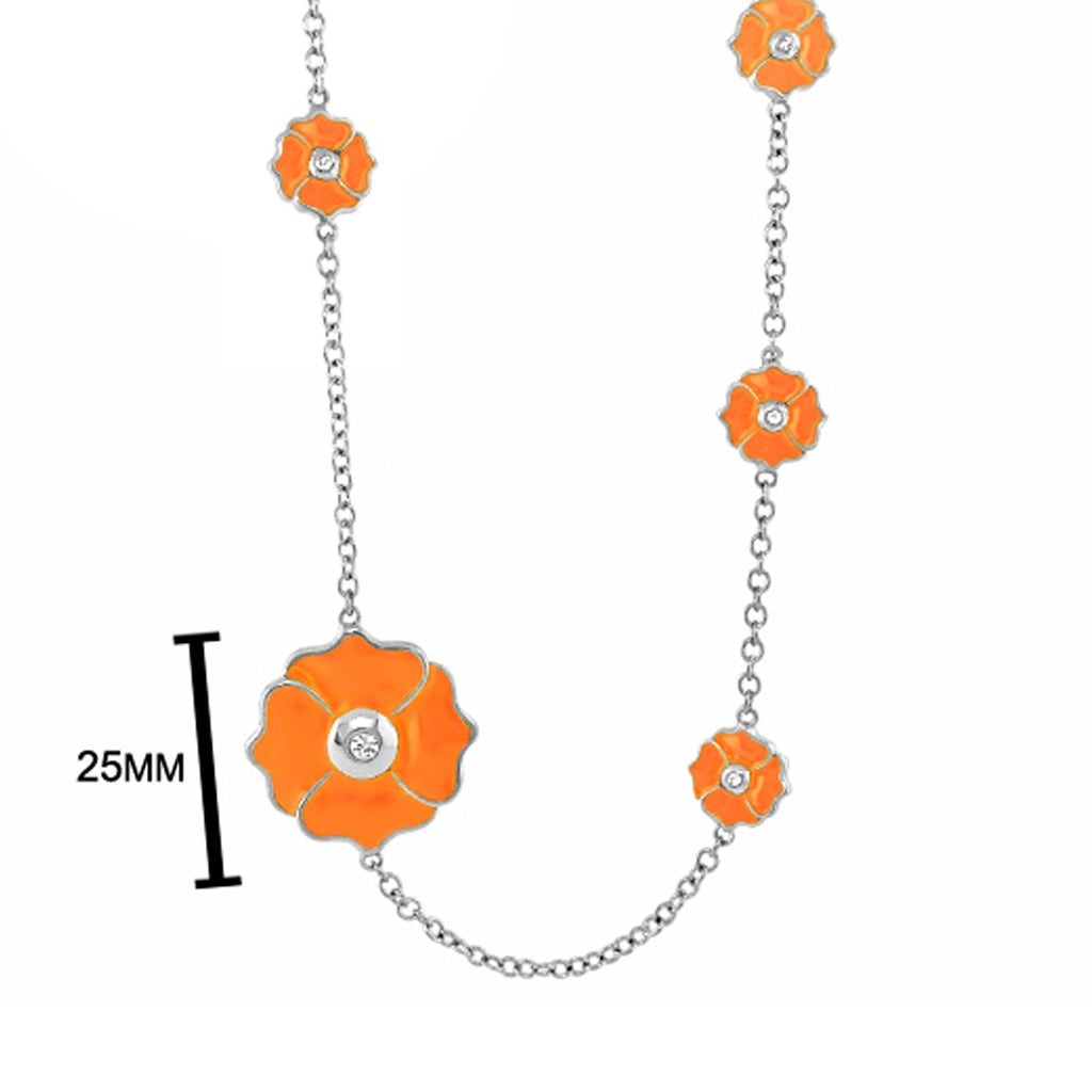 Poppy Love Long Necklace