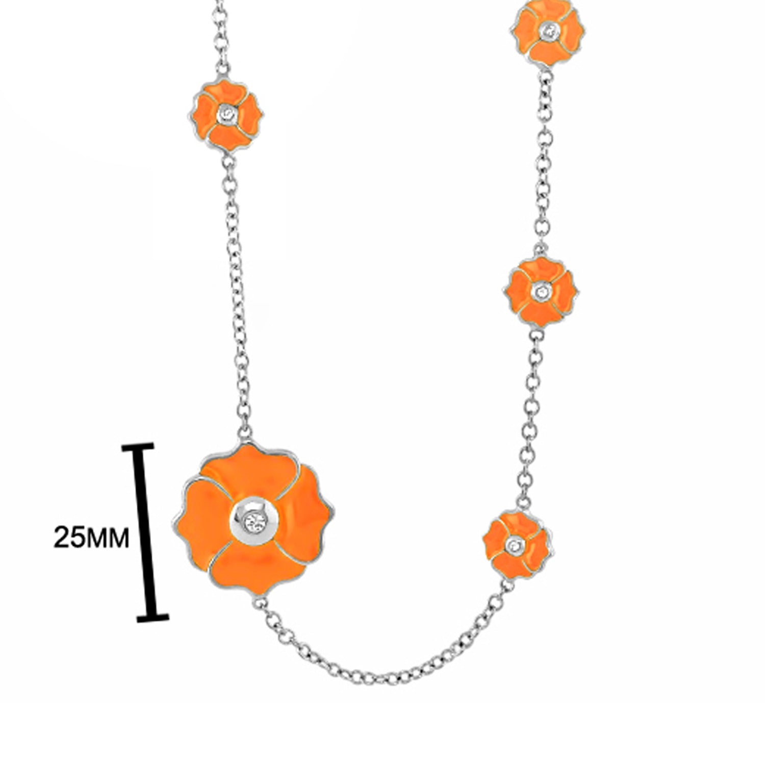 Poppy Love Long Necklace