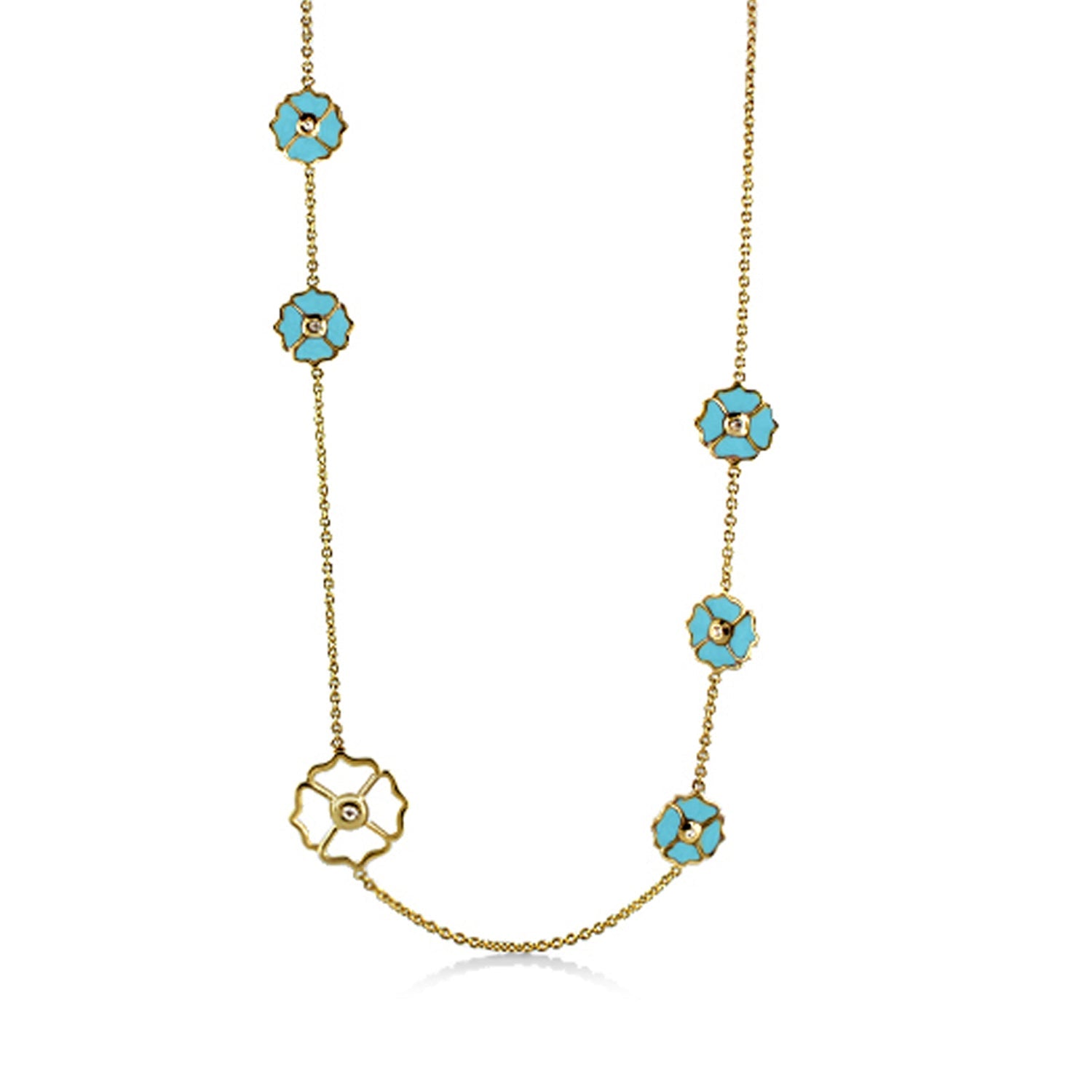 Poppy Love Long Necklace