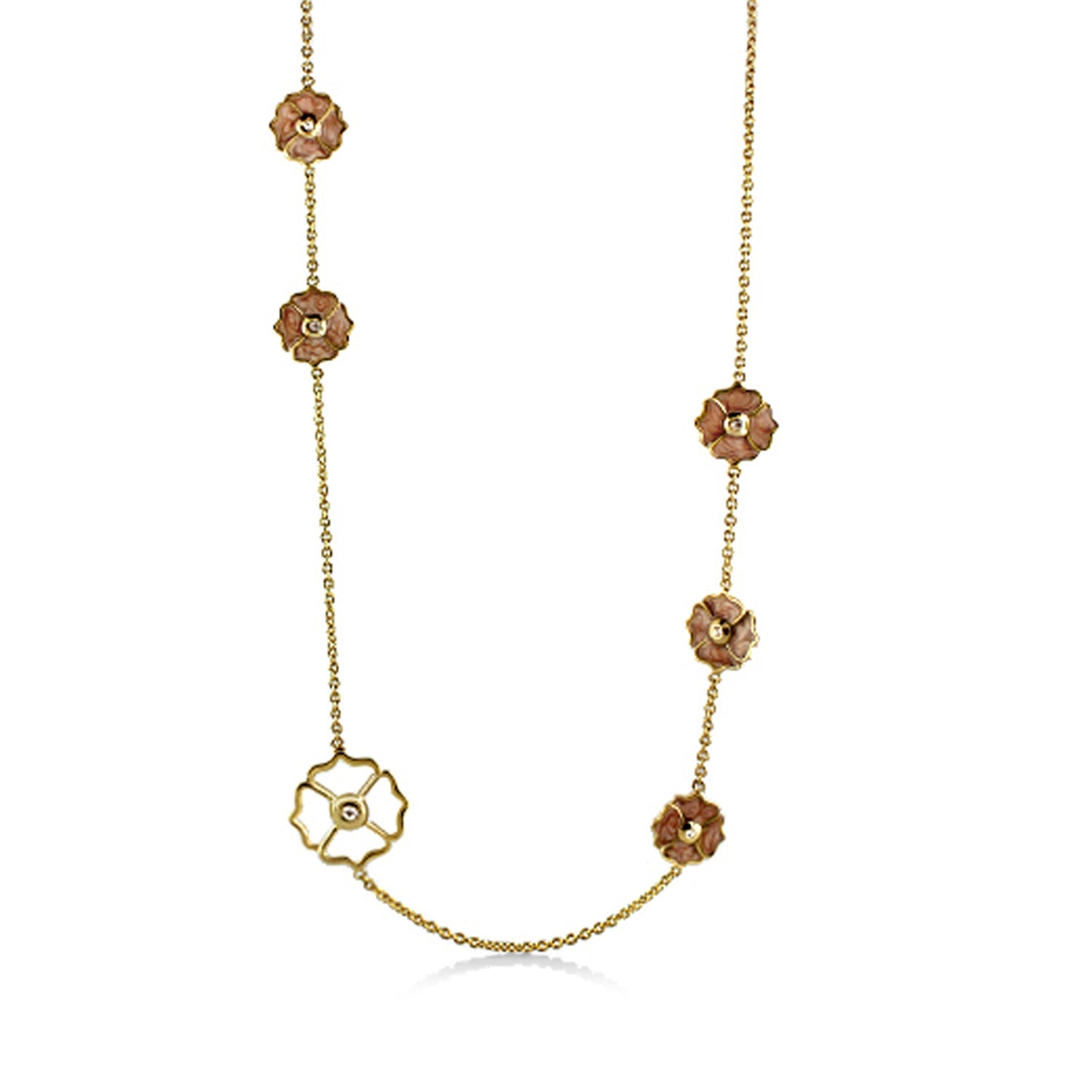 Poppy Love Long Necklace
