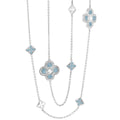 Floral Knight Clover Necklace