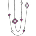 Floral Knight Clover Necklace