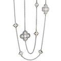 Floral Knight Clover Necklace