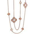Floral Knight Clover Necklace