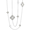 Floral Knight Clover Necklace