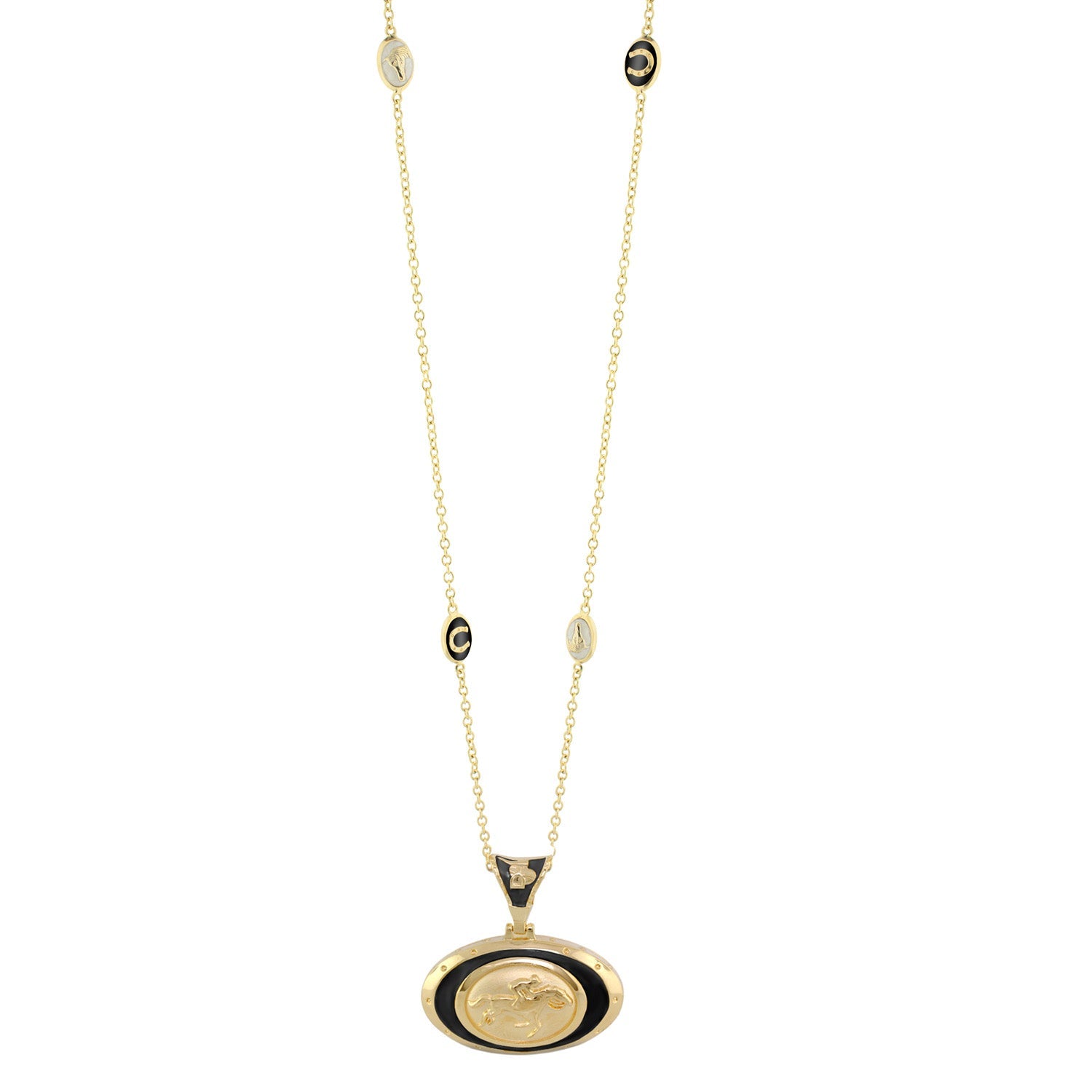 Equestrian Pendant Necklace