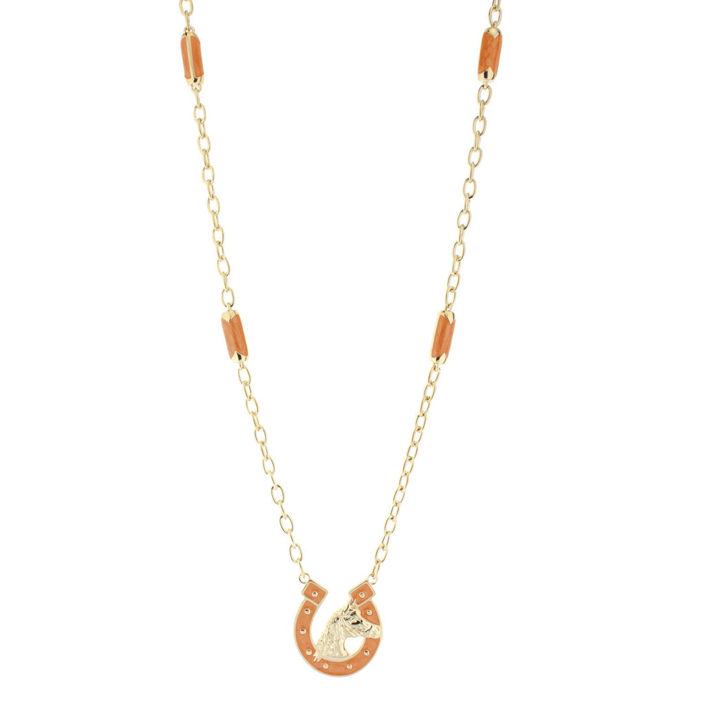 Equestrian Pendant Necklace